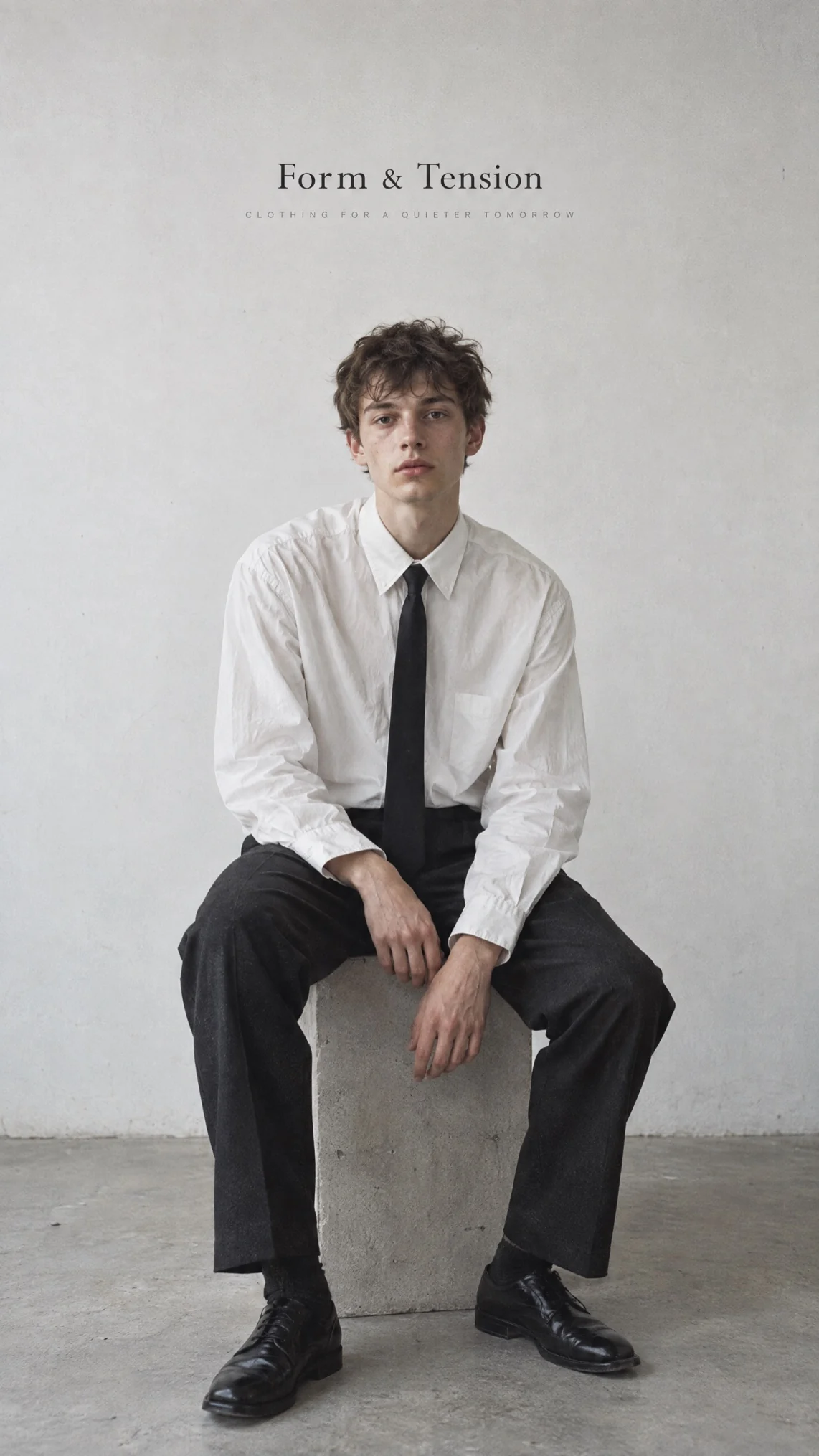 An editorial ad titled Form and Tension