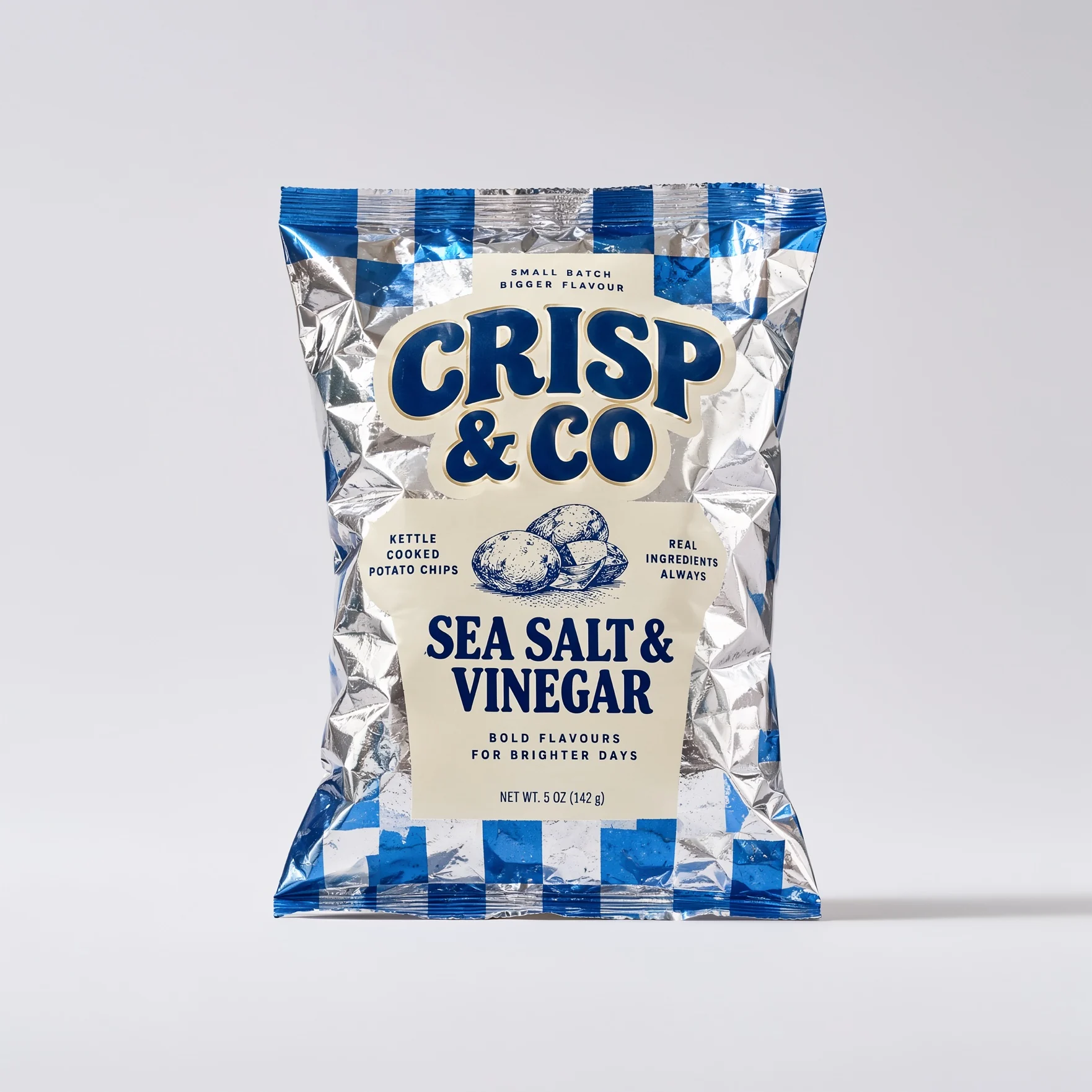 The same bag isolated on a plain backdrop